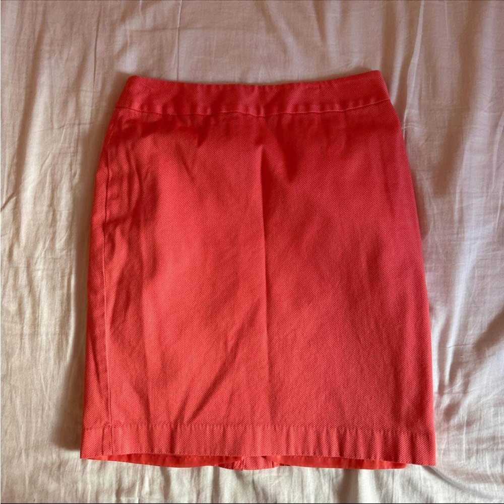 Liz Claiborne Vibrant Red Pencil Skirt